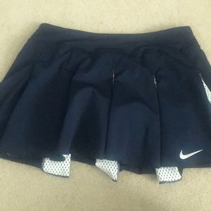 Navy nike tennis skirt
